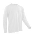 Heren Sportshirt Lange Mouw Spiro S254M White